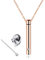 MUERDOU Ashes Necklace Cremation Jewelry Keepsake Holder Memorial Locket Cylinder Urn Necklace for Ashes Pendant