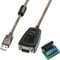 DTECH Adaptador USB a RS485 Cable RS422 Puerto Serie con Placa de terminales de Chip CP2102 Luces LED Núcleo de ferrita para Windows 11 10 8 7 XP Mac (1.5 pies)