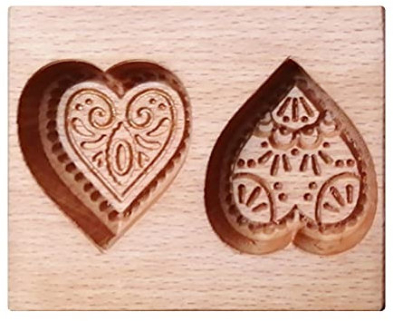 Keksform Ausstecher,Holz Keksformen zum Backen,Herzförmige Keksform Backform DIY Keks Lebkuchen