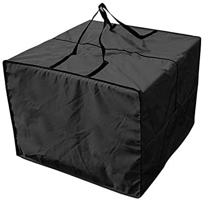 Sac de Rangement pour Coussins Extérieure, Sac De Rangement et housse pour Coussin Salon De Jardin Housse De Protection Multifonctionnelle Imperméable avec Poignée Sac De Transport 81 x 81 x 61 cm