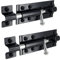 IRONTITE® 2 Pack Tower Bolt Black, Gate Bolts for Wooden Gates, Slide Bolt, Black Door Lock Bolt, Sliding Bolt Lock Or Garden Gate Bolt. 100mm (4”)