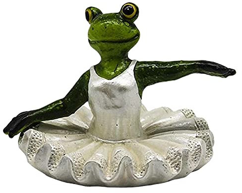XTYPE Figura decorativa de jardín de rana de natación para decoración de estanque, figura de jardín, hogar, jardín, estanque, acuario, podna de pescado, decoración de animales, jardín, estanque,