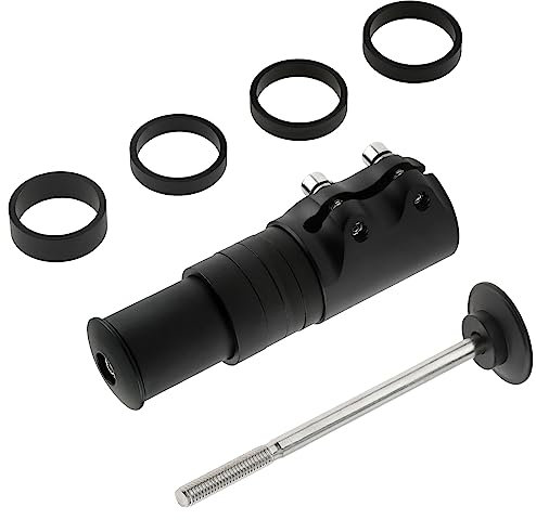 SURIEEN Fahrrad Vorbau Höhenadapter 1 1/8 (28.6 mm), 115 180 210 mm Aluminium Lenkererhöhung Fahrrad, Fahrrad Gabel Vorbau Extender, Ahead Vorbau Adapter für Radsport MTB Rennrad Mountainbike