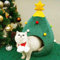 Gesuter Weihnachts Katzenhöhlen Bett, Weihnachtsbaum Katzenhaus, Katzenhöhlen Nest, Katzenzelt, Haustierschlafbett, Weihnachtsbaum Haus, Tragbares Haustierzelt Für Kätzchen, Kleintiere