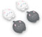 playvital Thumb Grip Caps for Steam Deck LCD, for PS Portal Remote Player Silicone Thumbsticks Grips Joystick Caps for Steam Deck OLED - Cutie Kitty