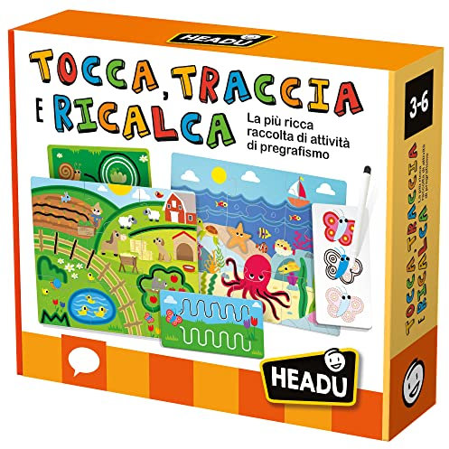 Headu- Montessori Jeu en boîte éducatif, IT55157, Multicolore