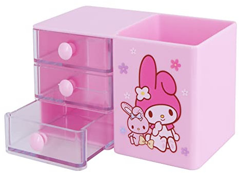 Roffatide Anime Desktop Schreibtisch Bürobedarf Container Stifthalter für Schreibtisch Cute Pencil Cup Topf Make-up Pinsel Halter Mini Box