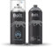 Bolt Spray Premium Paint - Pack Spray Pintura BICAPA para Citroen Metalizado + Barniz 1K 400ML - EYC Gris Quartz Met.