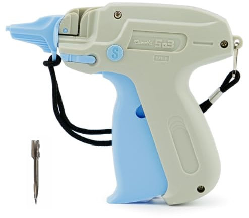 Pokornys - Etikettierpistole Banok 503S Standard - im Set mit 1 Ersatznadel I Etikettiergerät zur Befestigung von Etiketten und Preisschildern an Textilien und Kleidung, wie Jeans, Handtücher, etc.