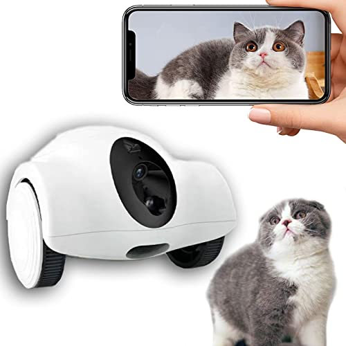 NOWLIN Cats and Dogs Whole House Mobile Monitoring Family Pet Companion Intelligent Robot Is Suitable for Pet Feeding To Relieve Boredom