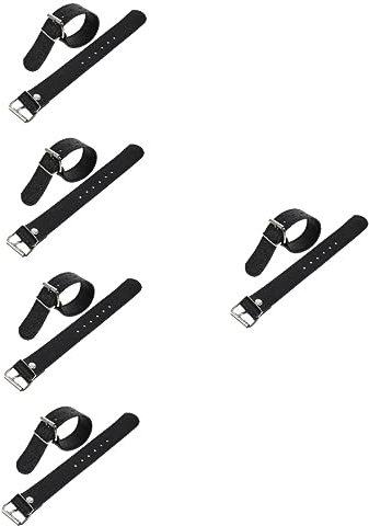 Garneck 5 Paare Fahrradkorbgurte Westernsattel-steigbügel Humpelt Ersatzgurte Für Fahrradkörbe Fahrradständer Steigbügelriemen Für Pferde Roller Für Erwachsene Kind Reiten Leder Container