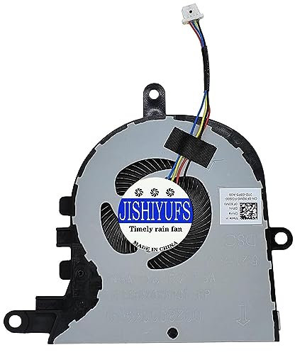 JISHIYUFS Remplacement Nouveau CPU Ventilateur de Refroidissement pour Dell Latitude 3590 L3590 E3590 Inspiron 15 5570 5575 5770 3585 17-5775 Vostro 3580 3590 3591 3593 0FX0M0 DFS1503055P0T FK3A