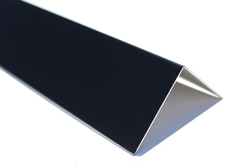 Schlögel GmbH Aluminium 1mm Firstblech 135° 80x80mm 2000mm, Ral 7016 | Dachblech Firstblech, für Kantenschutz Zierleisten First Gauben Ortgang, Alu natur oder Edelstahl gebürstet, Sichtseite außen