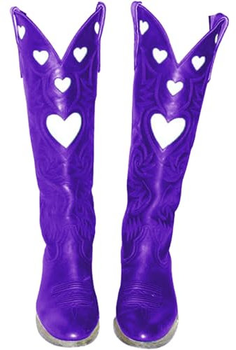 MJGkhiy Stivali Alti Stivali Lunghi Donna Texani Stivaletti Moda Tronchetti Stivaletti Western Stivali Lunghi Vintage Stivali Equitazione Anfibi Caviglia Boots Chunky Camperos Texani Alti Pelle
