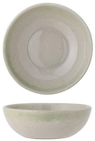 Bloomingville Paula Schale, Grün, Steingut, D16,5xH5 cm