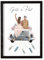 DEL MÀ Unique & Personal Hochzeitsgeschenk Geld Hochzeit Geldgeschenk Verpackung personalisiertes Bild mit Hochzeitsauto Geschenk für Brautpaar (mit oder ohne Rahmen)