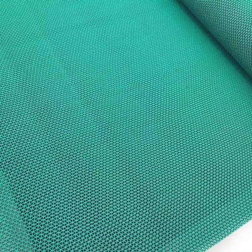 Tappetino drenante Tappetini da cucina commerciale Tappetino da piscina Tappetino da bagno Tappetino cavo in rete di PVC spesso 4,5 mm for aree umide Tappetino da patio for ristorante ( Color : Green