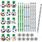 WACH AUF 15Pcs Fußball Lesezeichen Magnetische + 9Pcs Fussball Bleistifte + 9Pcs Kinder Radiergummi, Magnet Fußball Lesezeichen Seite Marker für Mitgebsel Fußball Schule Geburtstag Junge