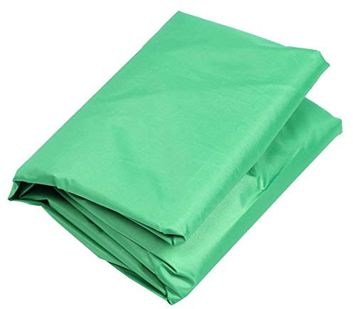 Cubierta de piscina pequeña cuadrada portátil impermeable para jardín y patio, color verde
