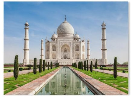 Puzzle 1000 Teile，Taj Mahal, Indien，Karton Adult Toys Dekompressionsspiel（38x26cm-633