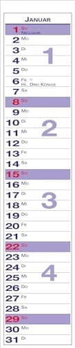 Güss Streifenkalender 494x11cm
