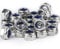 M6 Nylock Nuts - Stainless Steel Hex Lock Nuts, Self-locking, DIN 985 (34 Pcs)