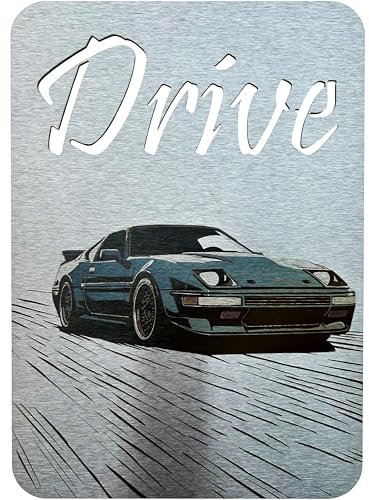 STEELISMA - Metallposter aus rostfreiem Stahl - Montage mit Magnet - Motiv: Drive (8 x 11 inches)