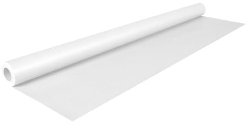 Papiertiger Farbiges Kraftpapier auf Rolle, ideal für Geschenkideen und Bastelprojekte (Weiß, 1 Rolle 10m x 70cm)