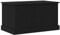 vidaXL Moderne Schwarze Eichentruhe | 70 x 40 x 38 cm Massivholz Matte Oberfläche ideal für Schlafzimmer und Wohnzimmer dekorative funktionale Lösung Holzschrank Inneneinrichtung Hausorganisation