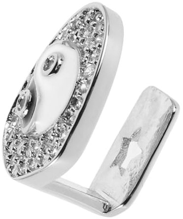 LIFKOME Bagua Design Zahnkappe Mit Kristallverzierung Einzigartige -zahnaccessoires Für Und Für Halloween Und Partys