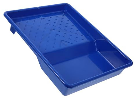 LOORGVEL Plateau De Peinture Plastique avec Doublures Bac pour Peindre Les Murs Accessoire Pratique pour Projets De Rénovation Couleur Bleue