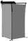 Milageto Tente de Douche latérale pour véhicule, vestiaire, randonnée, Salle de Douche extérieure, Cabine de Toilettes pour Longs trajets, Toilettes, SUV, Gris