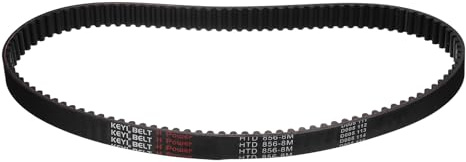 QUARKZMAN HTD-8M Gummi Zahnriemen, 20 x 856mm, 107 Zähne, Geschlossen Riemen, Zahnriemen für 3D Drucker, Schwarz
