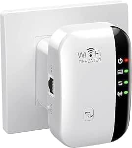 2025 Newest WiFi Extender, WiFi Booster, WiFi Repeater, Covers Up to 3650 Sq.ft and 45 Devices, Internet Booster - with Ethernet Port, Quick Setup, Home Wireless Signal Booster