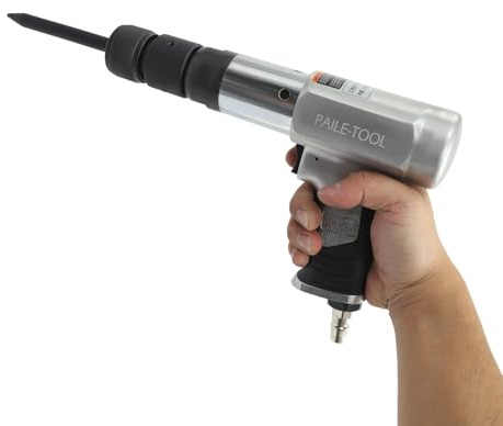 DAHAD Marteau burineur pneumatique compact et léger, burineur pneumatique avec jeu d'outils pour l'entretien des véhicules à moteur
