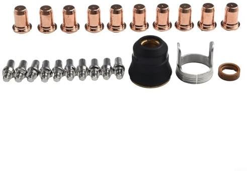 23 Stück Plasmabrenner Spitzen und Elektroden Kit für IPT60 PT60 IPT40 PT40 Ersatzteile für PTM 60 PT40 Serie Plasmaschneidbrenner