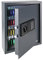 HMF 2071-11 Schlüsseltresor mit Elektronikschloss | 71 Haken | 46 x 36 x 12 cm | Anthrazit