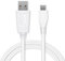 CELLONIC Câble USB Transfert de données et Charge de 1m Compatible avec Xiaomi Redmi7A, 7, 6A, 6, 5A, 4A, 4X / Note 6, 6 Pro, 5, 4 / Mi Max/Mi 3, 4C Micro USB vers USB A 2.0 1A Blanc Fil en PVC