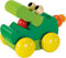 Selecta 61040 Zoolini Krokodil, Greifling und Quiekfigur, 8 cm