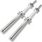 GYM MASTER Pair of 45cm Dumbbell Bars with Spinlock Collars