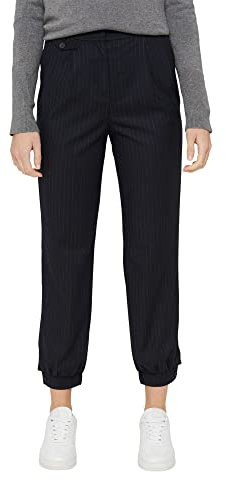 ESPRIT Damen 111EO1B317 Hose, 400/NAVY, 40/30