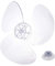 SUOYATE 16 Inch 40cm Plastic Fan Blade, 3-Blade, Low Noise, High Temp Resistant, Transparent, Table/Floor Fan Replacement