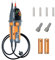 SONEL P-4 Tester di tensione professionale a due poli - Misura automatica AC/DC fino a 1000V, LED e indicazioni acustiche, test RCD, funzione HOLD, robusto IP65, sicurezza CAT IV 600V / CAT III 1000V