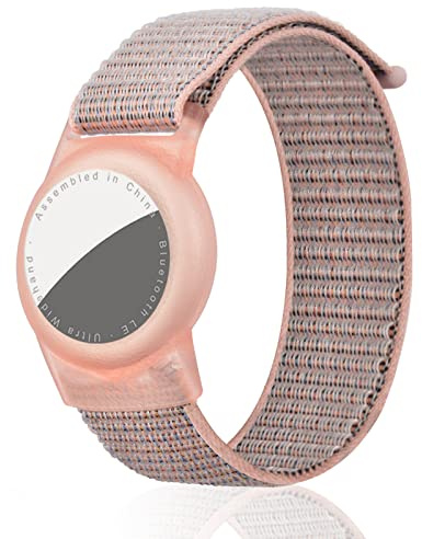 Dingfeiyu Nylon Airtag Armband Kinder, Anti-Lost, Anti-Kratz-Schutz für die Positionierung des Bracelet für AirTag Wasserdicht