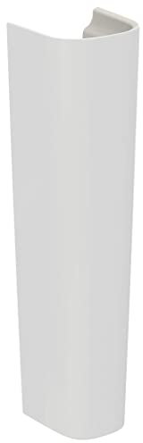 Ideal Standard I.LIFE B Colonne pour Lavabo Salle de bain, Vasque sur pied, 26,5 x 15 x 72 cm, Salle de Bain, Toilette, Céramique, Blanc, Percé 1Trou de Trop-Plein, T473901