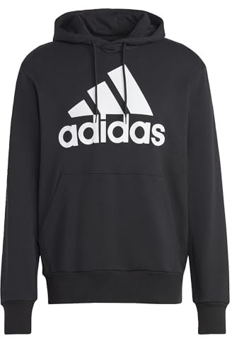 adidas Homme Essentials French Terry Big Logo Hoodie, Black, XL