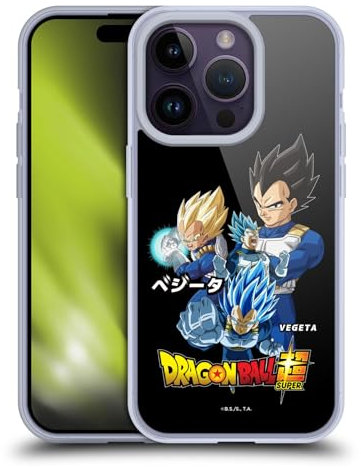 Head Case Designs Officially Licensed Dragon Ball Super Vegeta Universe Survival Characters Gel Case [Military Grade Protection] Compatible with Apple iPhone 14 Pro and Compatible with MagSafe