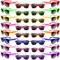 Morcheiong 32 pezzi occhiali da sole per bambini, colori fluo, occhiali da sole per feste, regali divertenti per feste di compleanno, spiaggia e feste in piscina