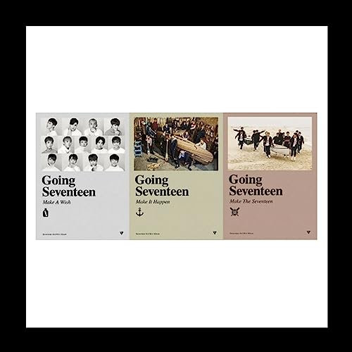 SEVENTEEN Going Seventeen Reissue 3rd Mini Album Zufällige Version CD + Booklet + 1ea Bordkarte + 1p PhotoCard + 1p Einheit PhotoCard + 1ea Paddle Lesezeichen + Tracking Sealed SVT