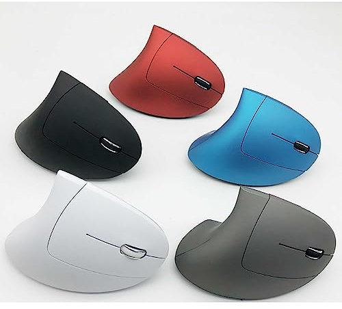 Ellenne WiFi-Handgelenk-Computermaus, ergonomisch, weiß, 1600 dpi, Weiß